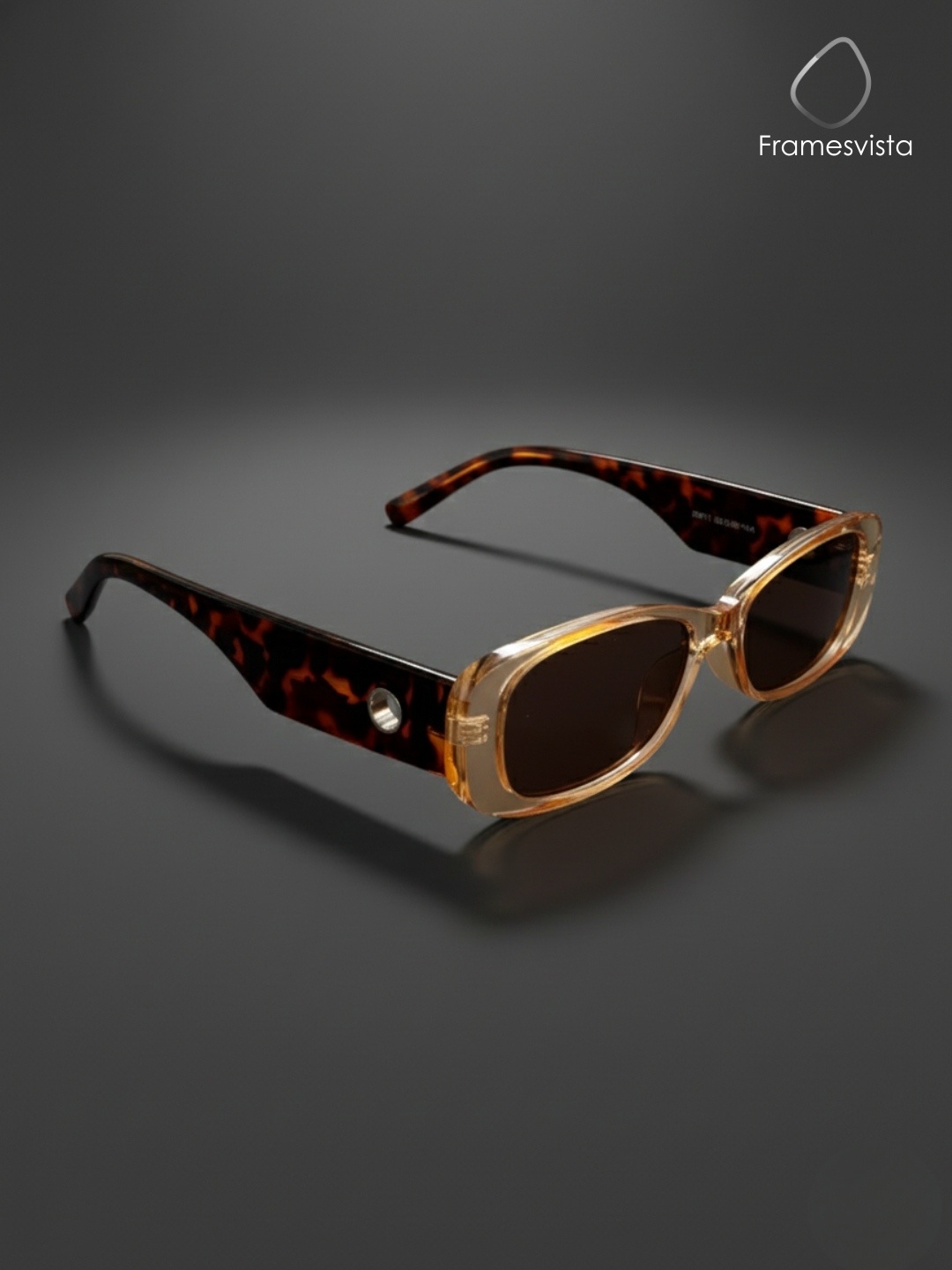 CrystalShadedRectangleSunglasses