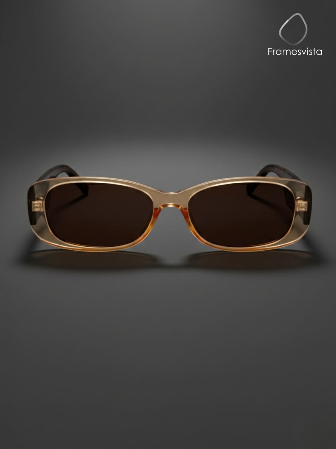 CrystalShadedRectangleSunglasses