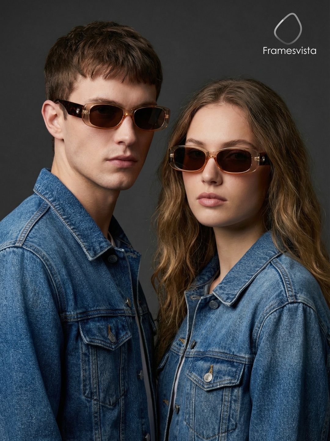 CrystalShadedRectangleSunglasses