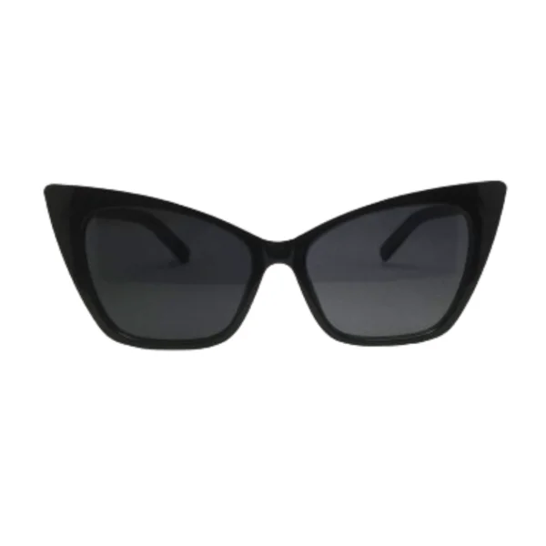 Black Rectangle Cat Eye Sunglasses