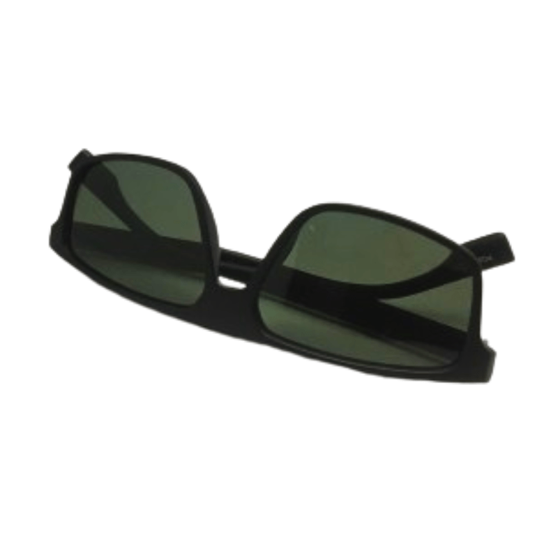 Black Rectangle Polrized Sunglasses - Framesvista.com