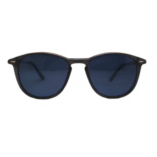 Black Round Polarized Sunglasses