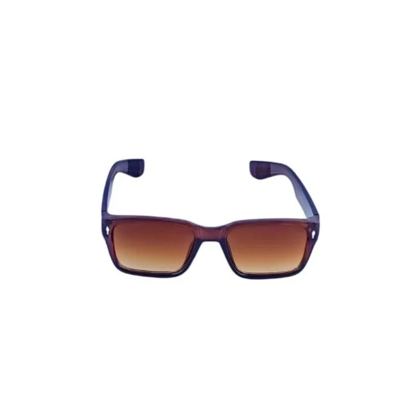 Macho Brown Rectangle Sunglasses