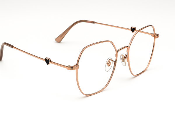 Framesvista-Rose-Gold-Hexagon-Eyeglasses-For-Women
