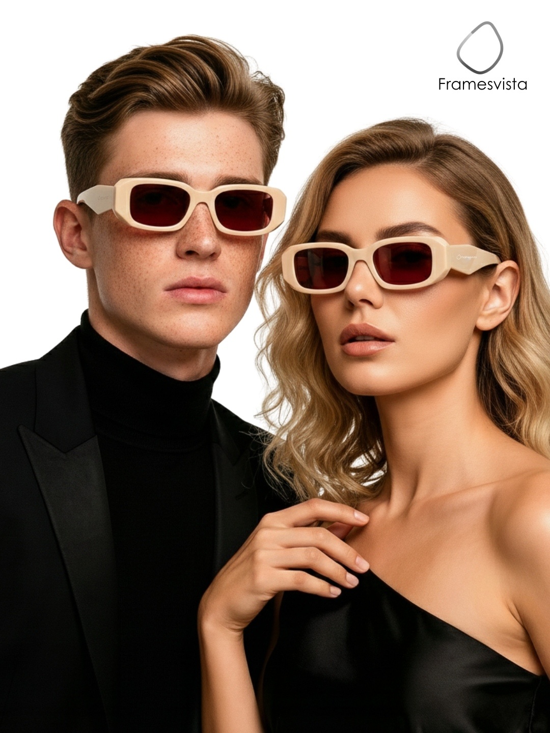 FramesvistaUNisexOversizedSquareSunglassesUV400