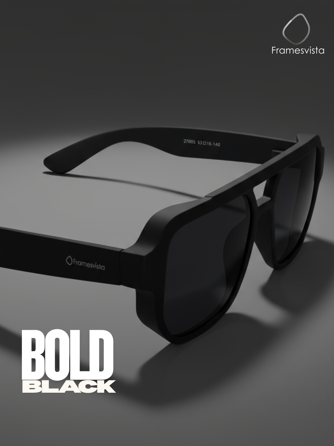 BlackElectricSquareSunglassesForMenUVProtection