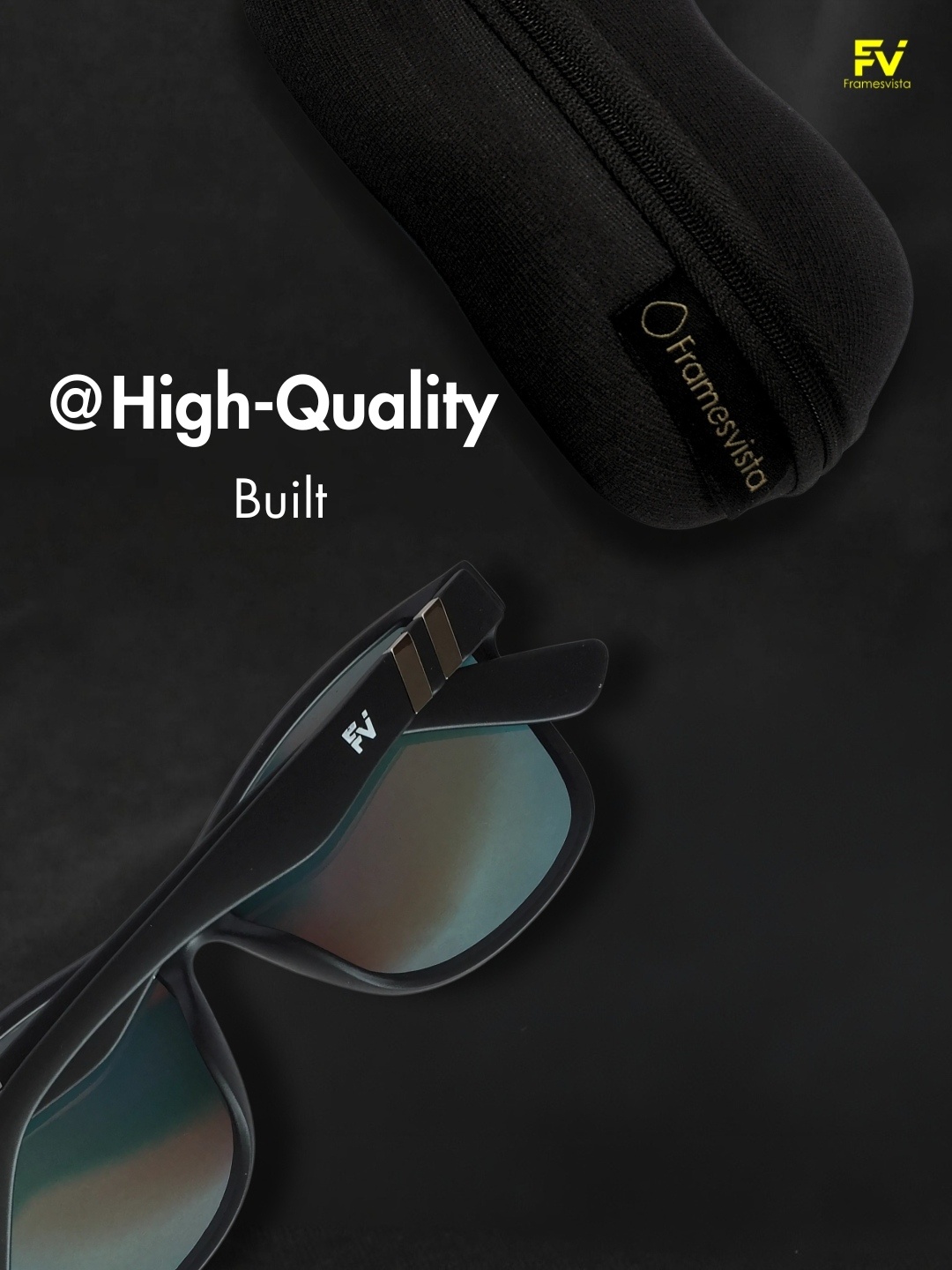 FVBlackMercuryBlueTrekkingSportyLookSunglassesUV400