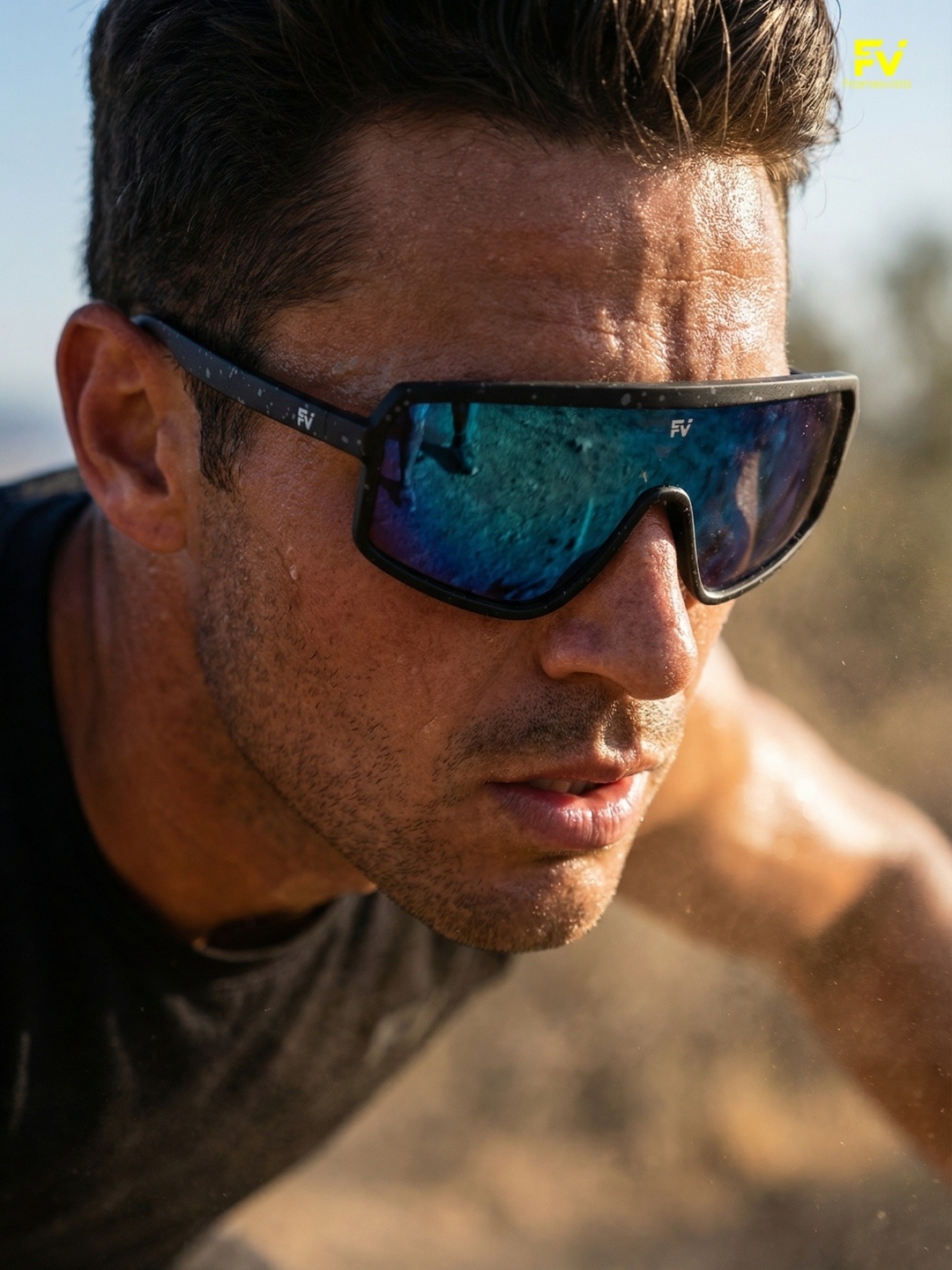 FVBlackMercuryGreenHikingTrekkingSportsSunglasses