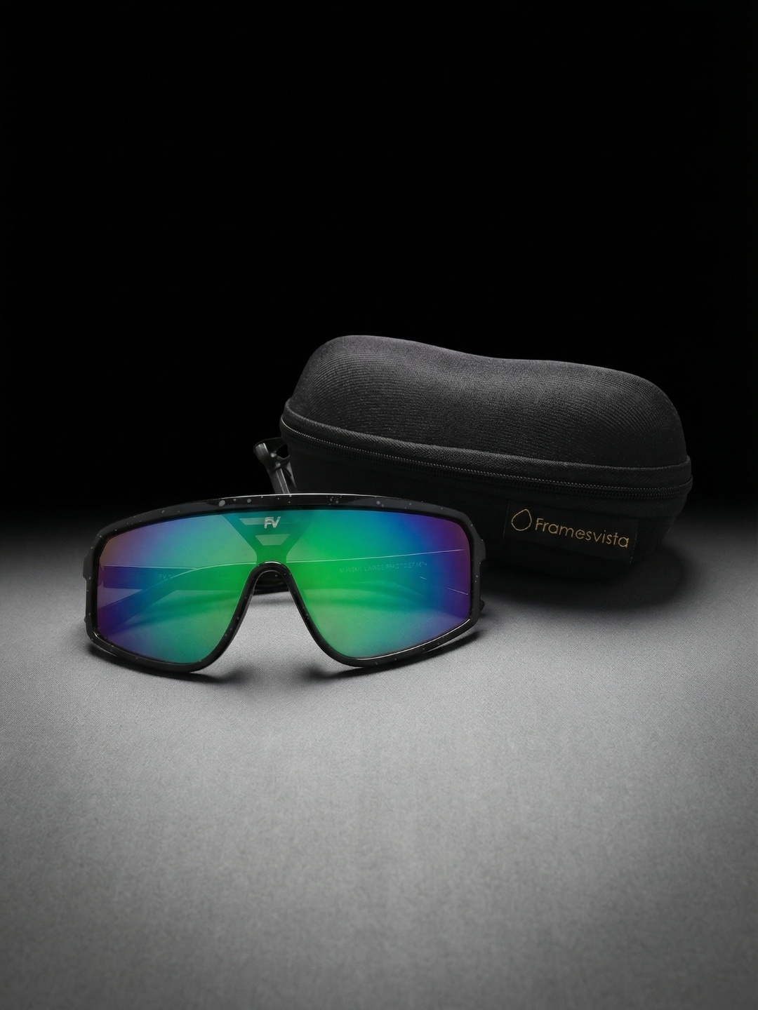 FVBlackMercuryGreenHikingTrekkingSportsSunglasses