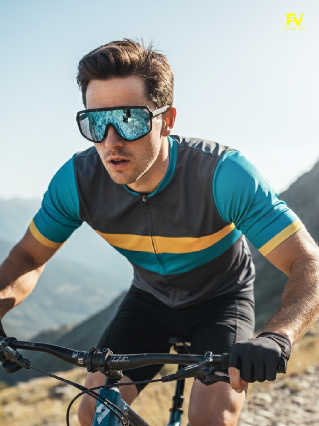 FVBlackMercuryGreenHikingTrekkingSportsSunglasses