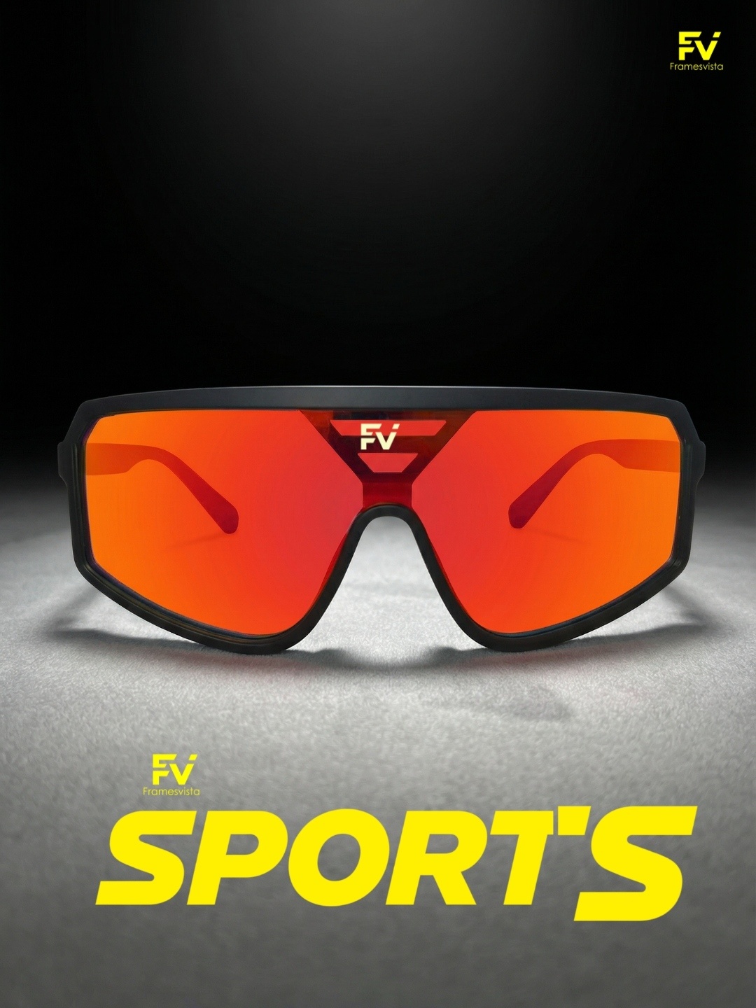 FVBlackMercuryOrangeRedHikingTrekkingSportsSunglasses