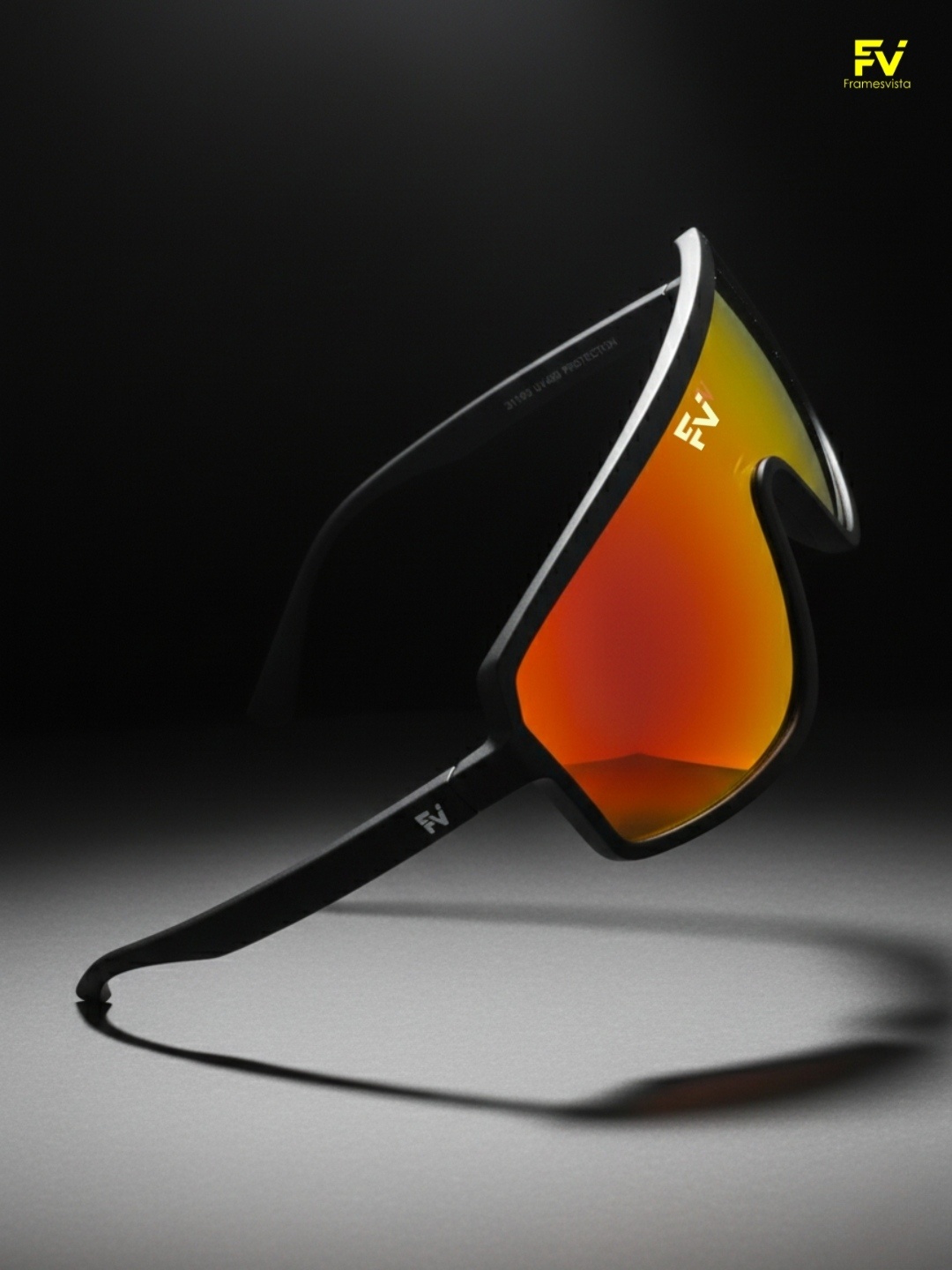 FVBlackMercuryOrangeRedHikingTrekkingSportsSunglasses