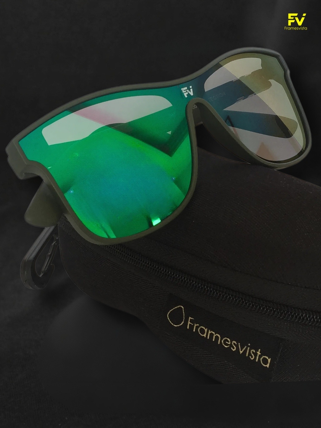 FVMercuryOliveGreenTrekkingSportyLookSunglassesUV400