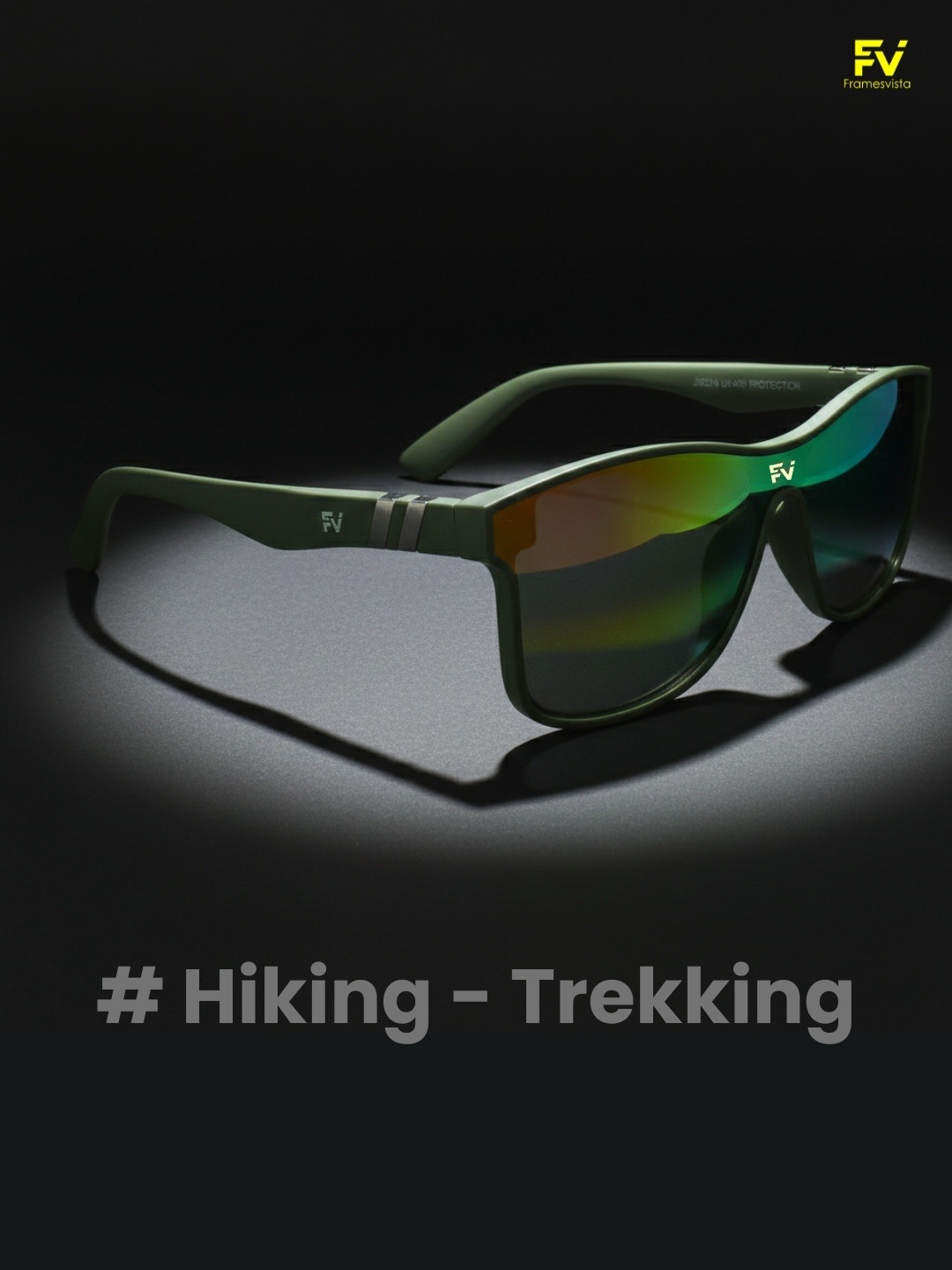 FVMercuryOliveGreenTrekkingSportyLookSunglassesUV400