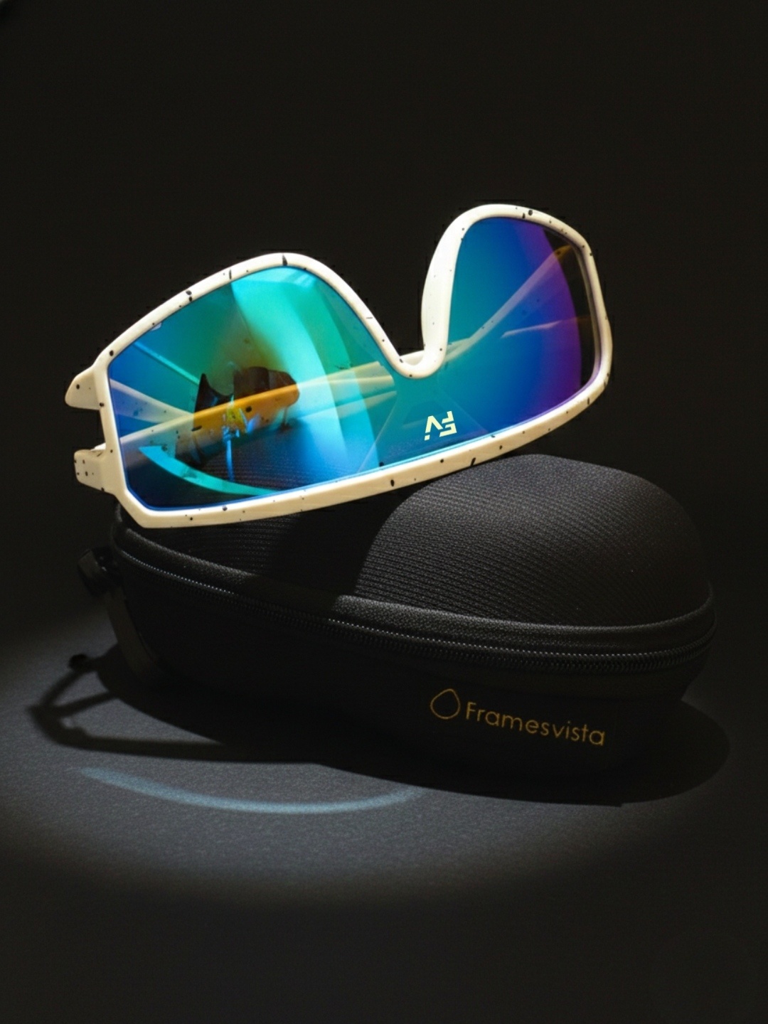 FVWhiteOceanBlueHikingTrekkingSportsSunglasses