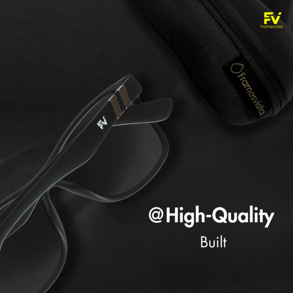 Framesvista Black Trekking Sporty Look Sunglasses | Unisex