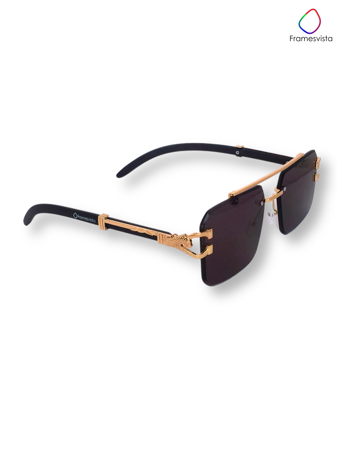 FramesvistaDoubleBridgeRimlessPumaMcStanSunglasses