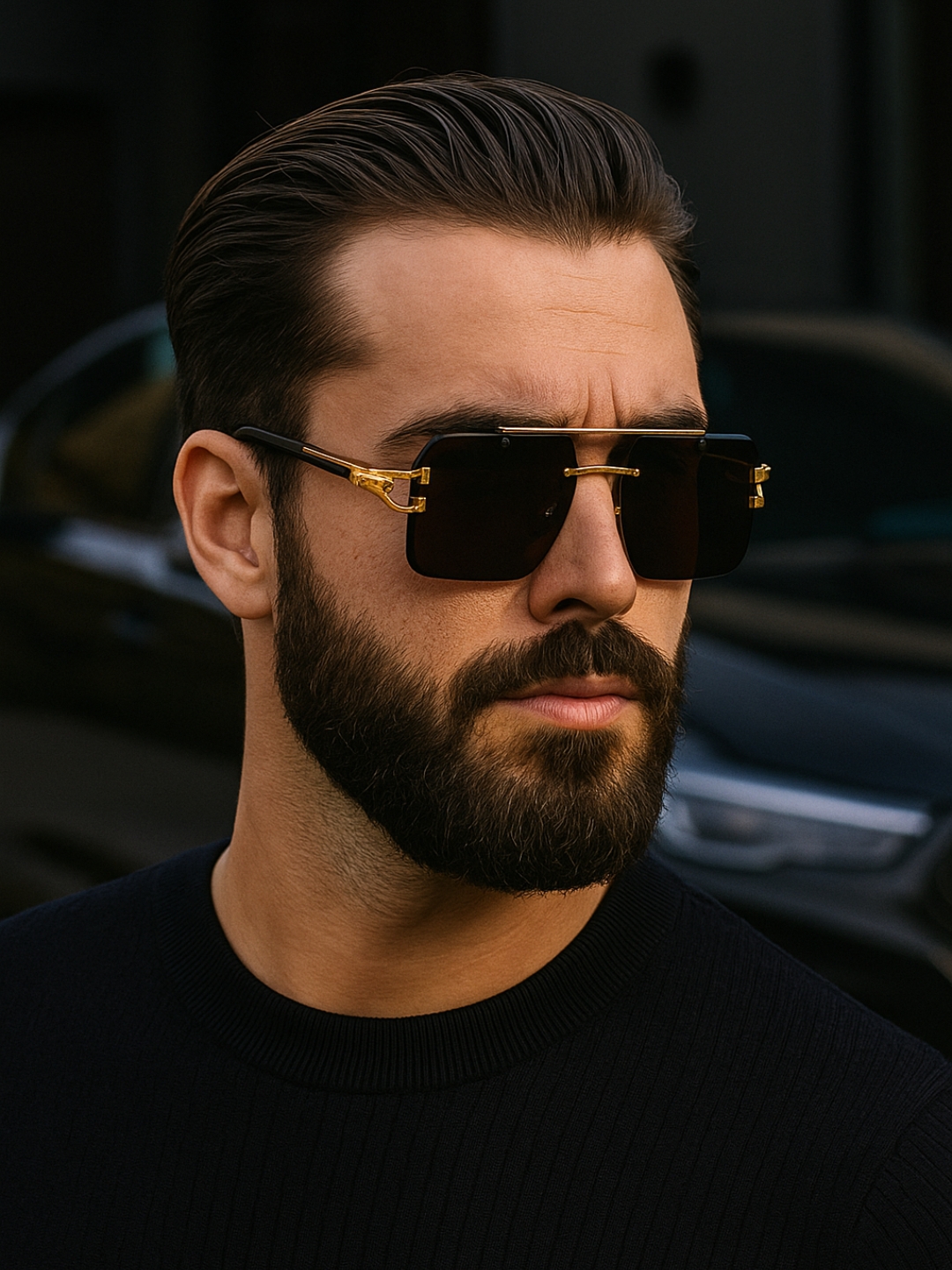 FramesvistaDoubleBridgeRimlessPumaMcStanSunglasses