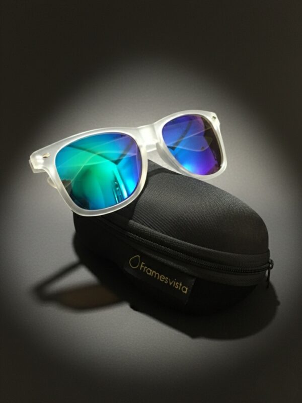 Framesvista Green Mercury Mirrored Wayfarer Sunglasses | Unisex