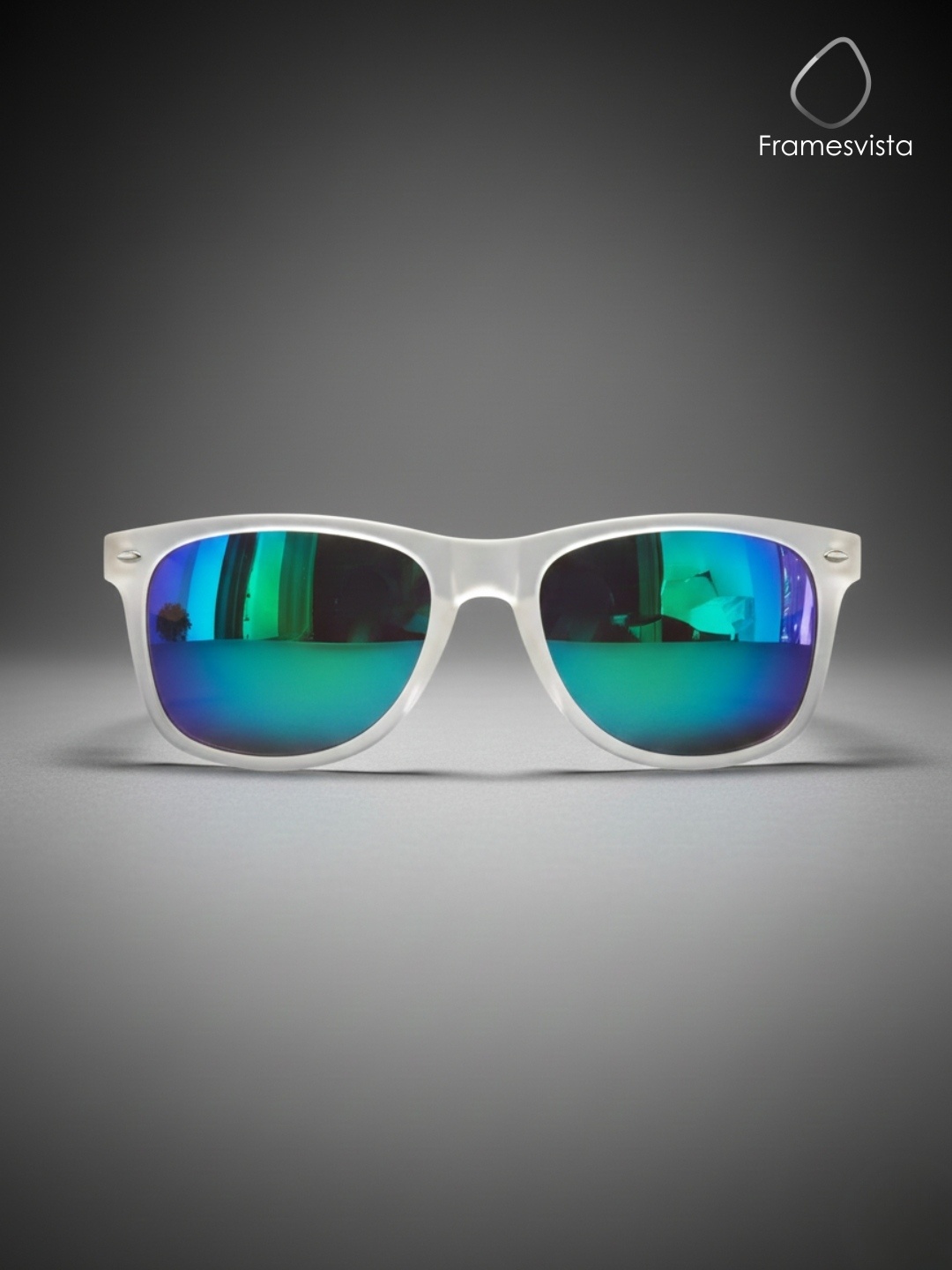 FramesvistaGreenMercuryMirroredWayfarerSunglassesUnisex