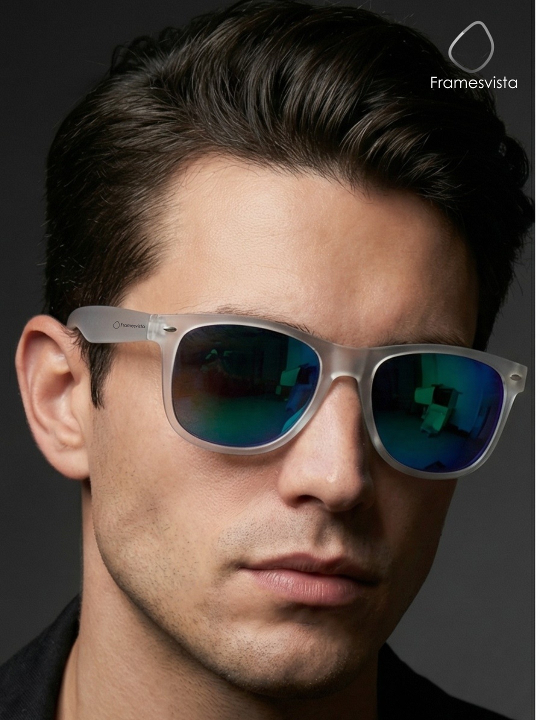 FramesvistaGreenMercuryMirroredWayfarerSunglassesUnisex