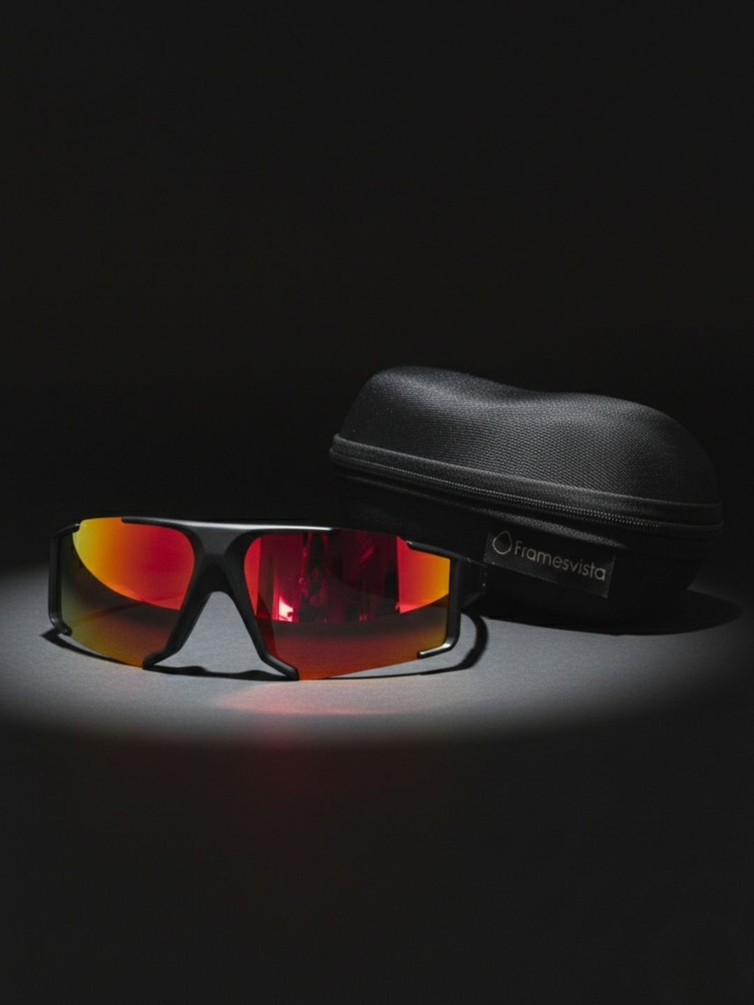 FramesvistaOrangeMercuryMirroredSportsDrivingSunglasses