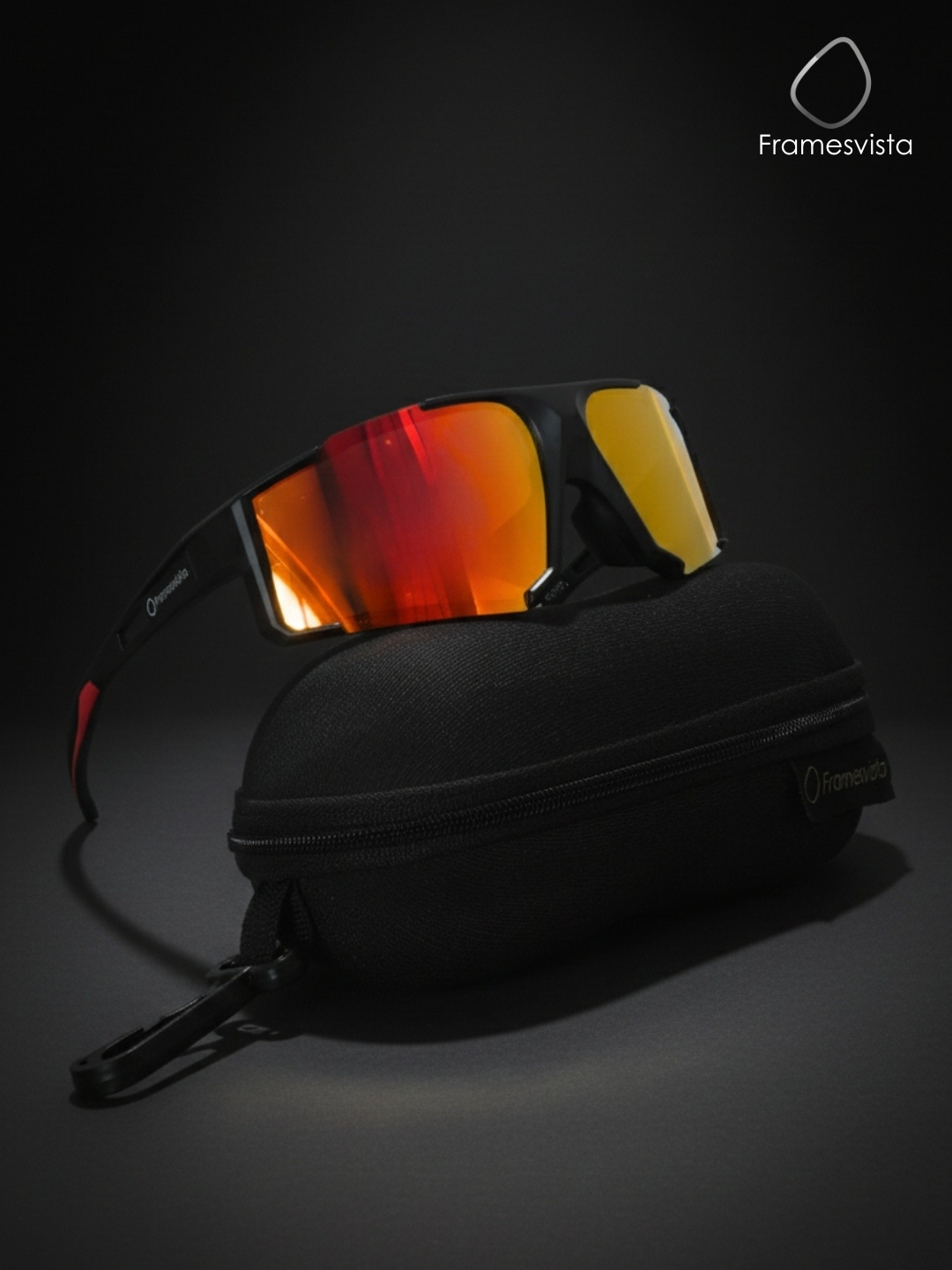 FramesvistaOrangeMercuryMirroredSportsDrivingSunglasses