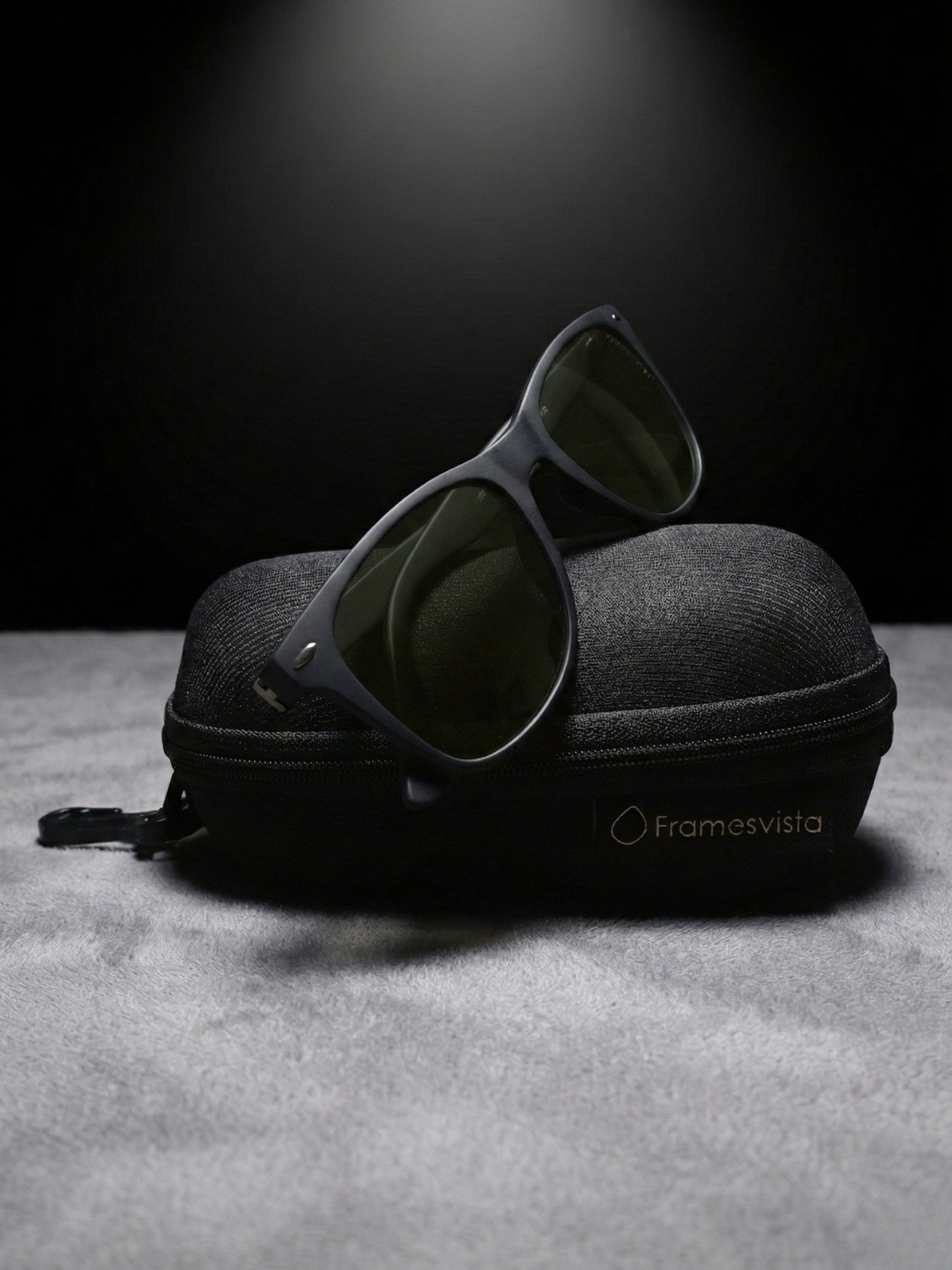 FramesvistaWayfarerGreenPolarizedSunglassUV400Protected