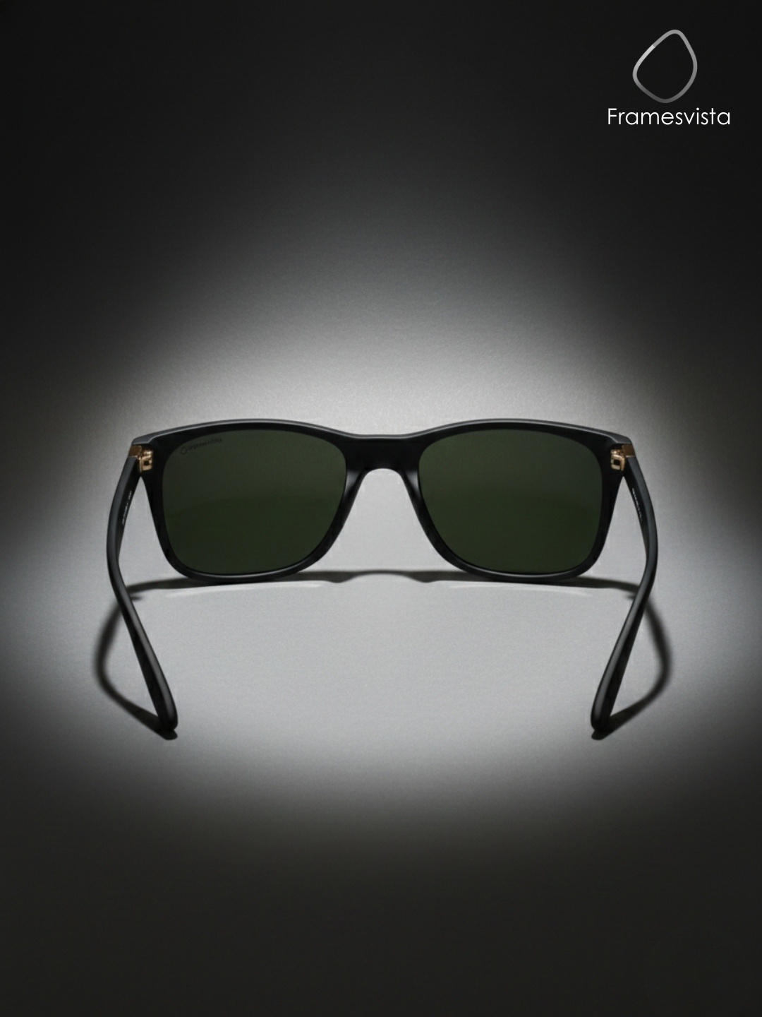 FramesvistaWayfarerGreenPolarizedSunglassUV400Protected