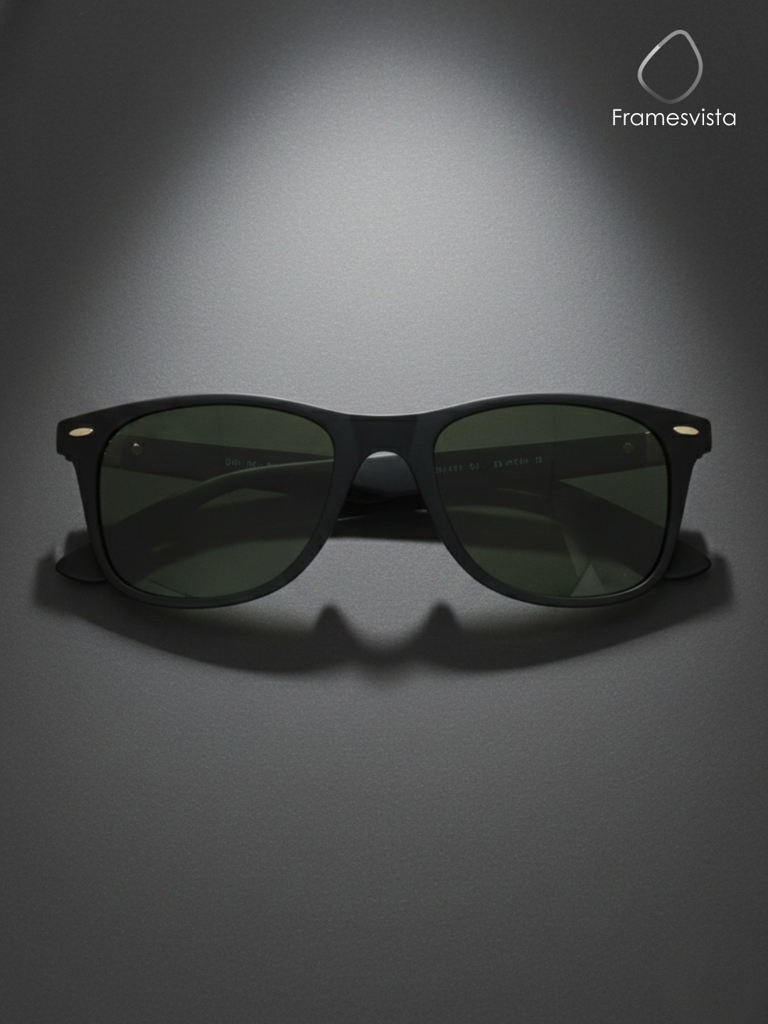 FramesvistaWayfarerGreenPolarizedSunglassUV400Protected