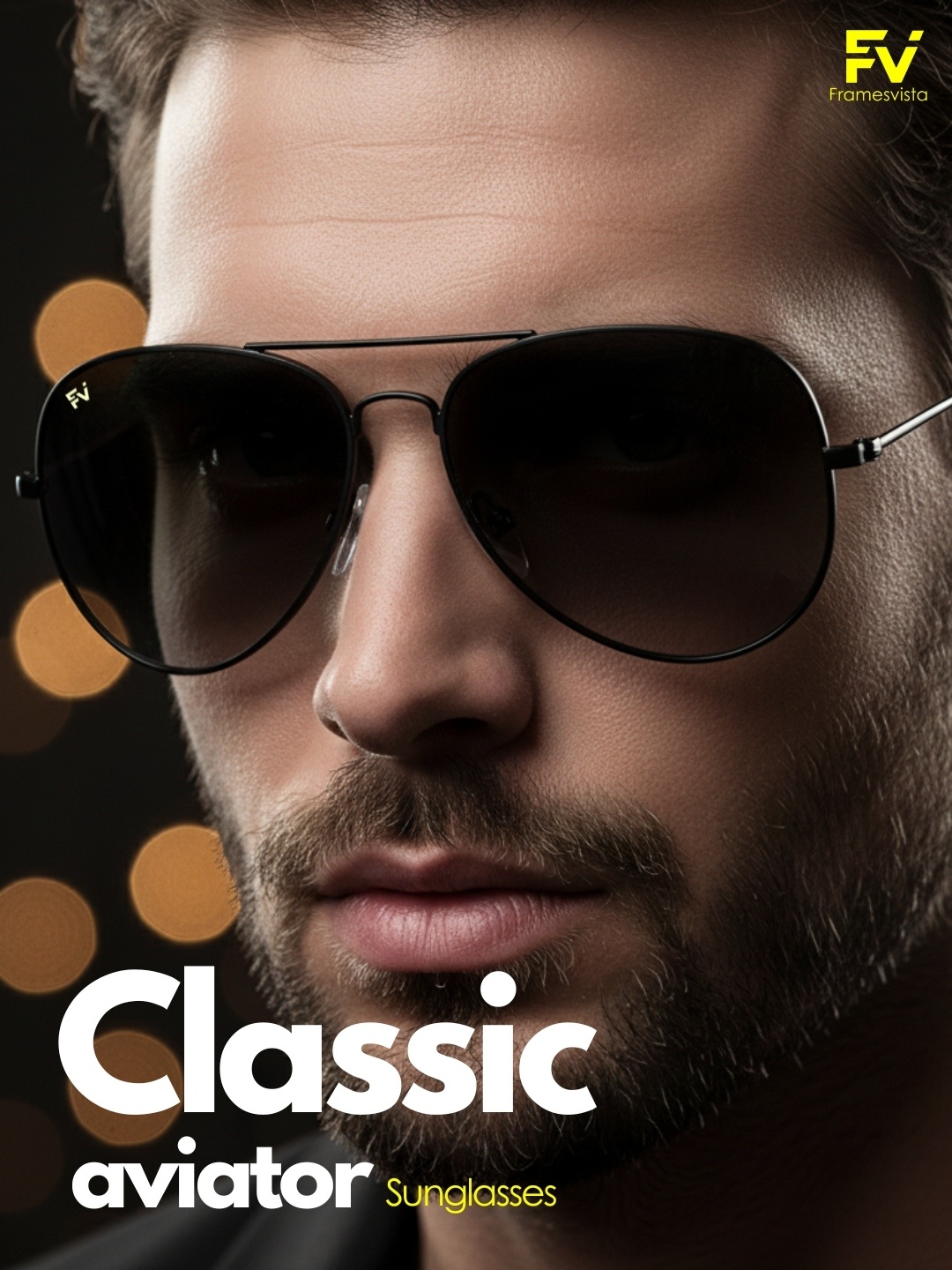 FullBlackPolarizedAviatorSunglasses