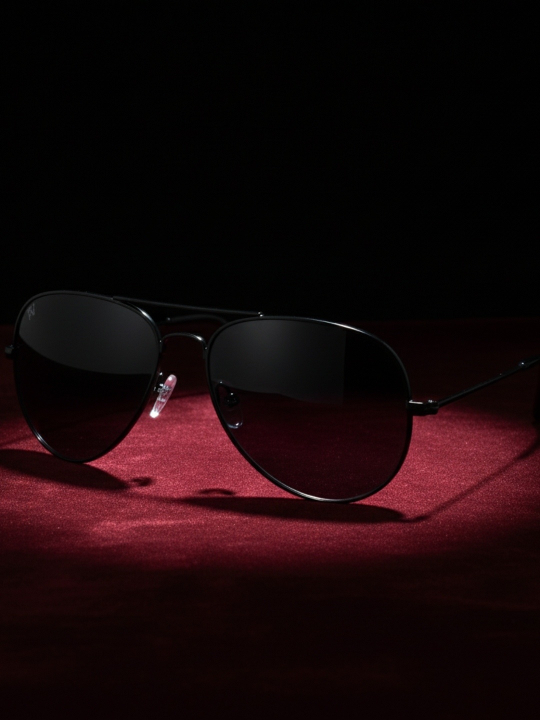 FullBlackPolarizedAviatorSunglasses