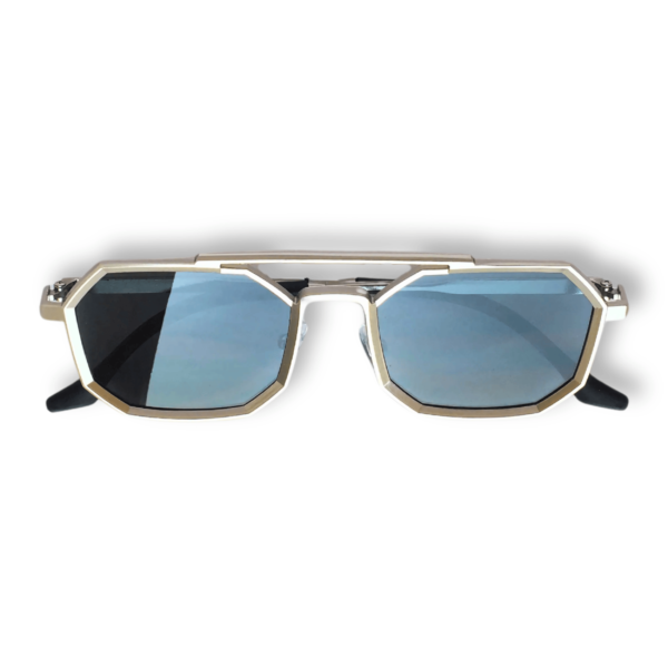 Framesvista Vintage Hexagon Style Metal Sunglasses For Unisex