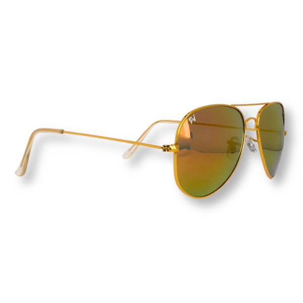 full golden mercury aviator sunglasses