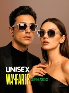grey wayfarer sunglasses for men
