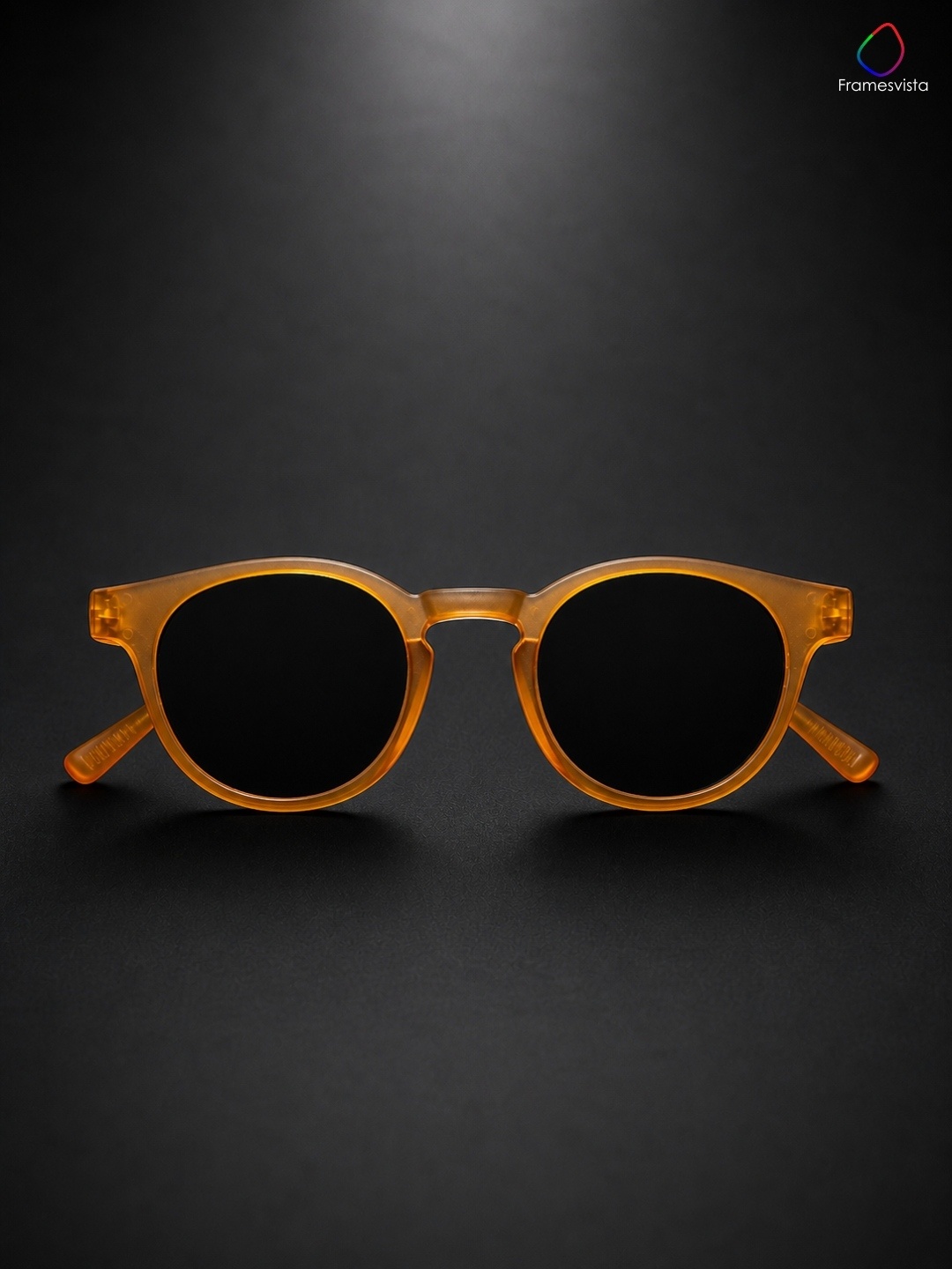 amber transparent sunglasses