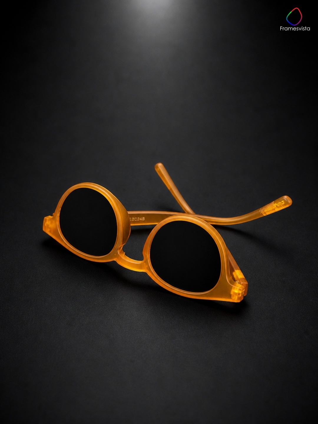 amber transparent sunglasses