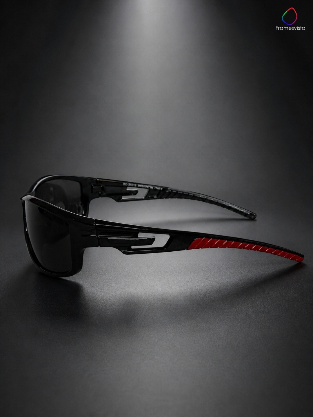 Framesvista Men Wraparound Sports Sunglasses with UV Protection
