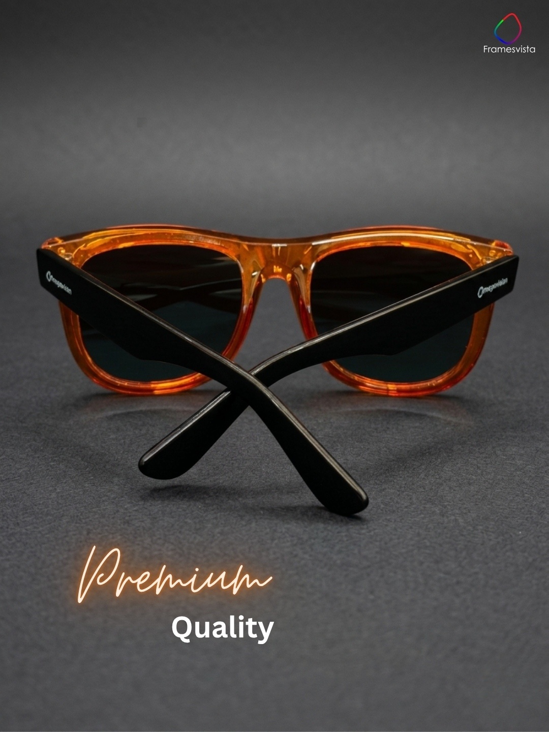 FramesvistaPremiumSquareSunglassesUVProtectedLens