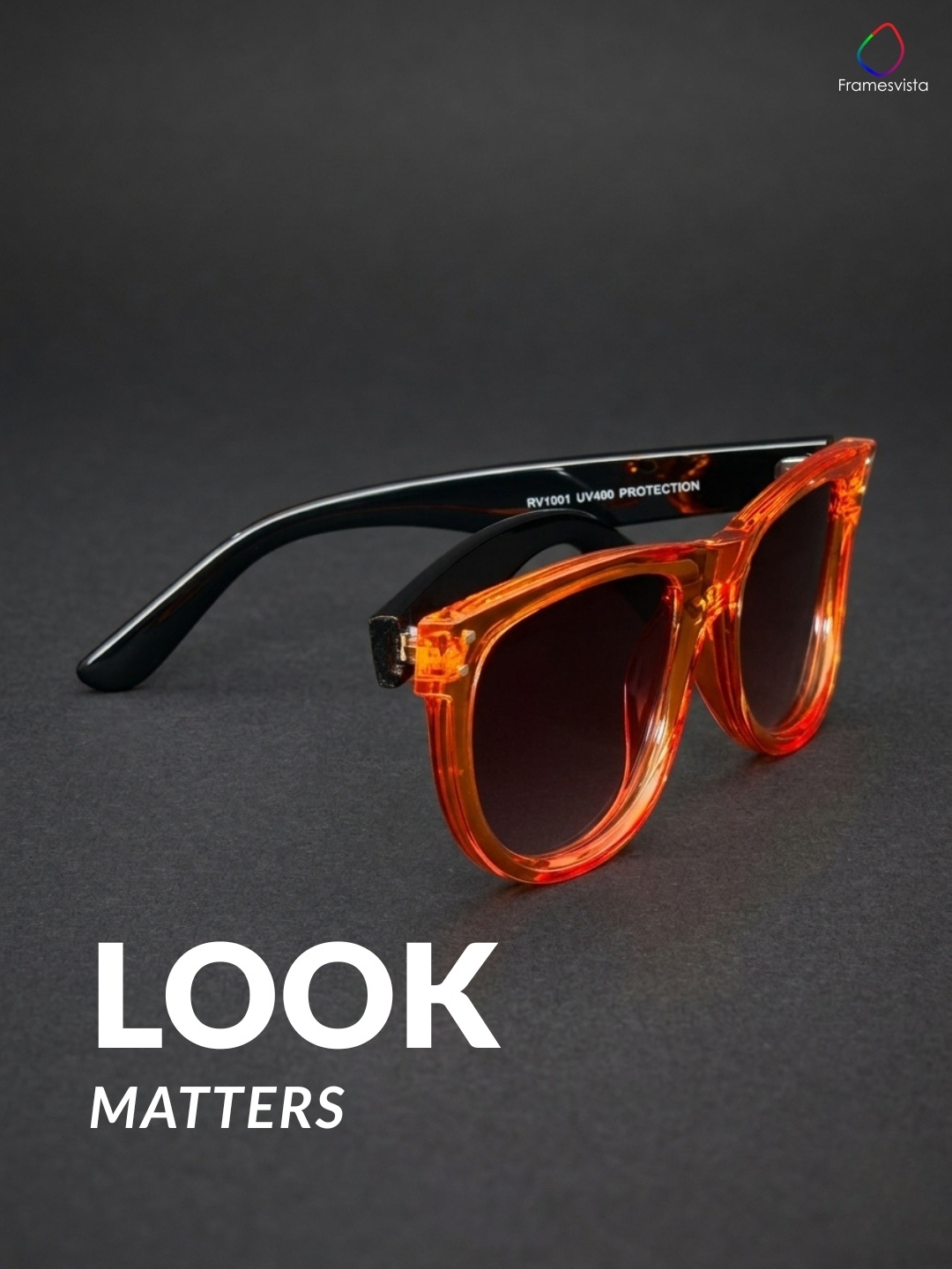 FramesvistaPremiumSquareSunglassesUVProtectedLens
