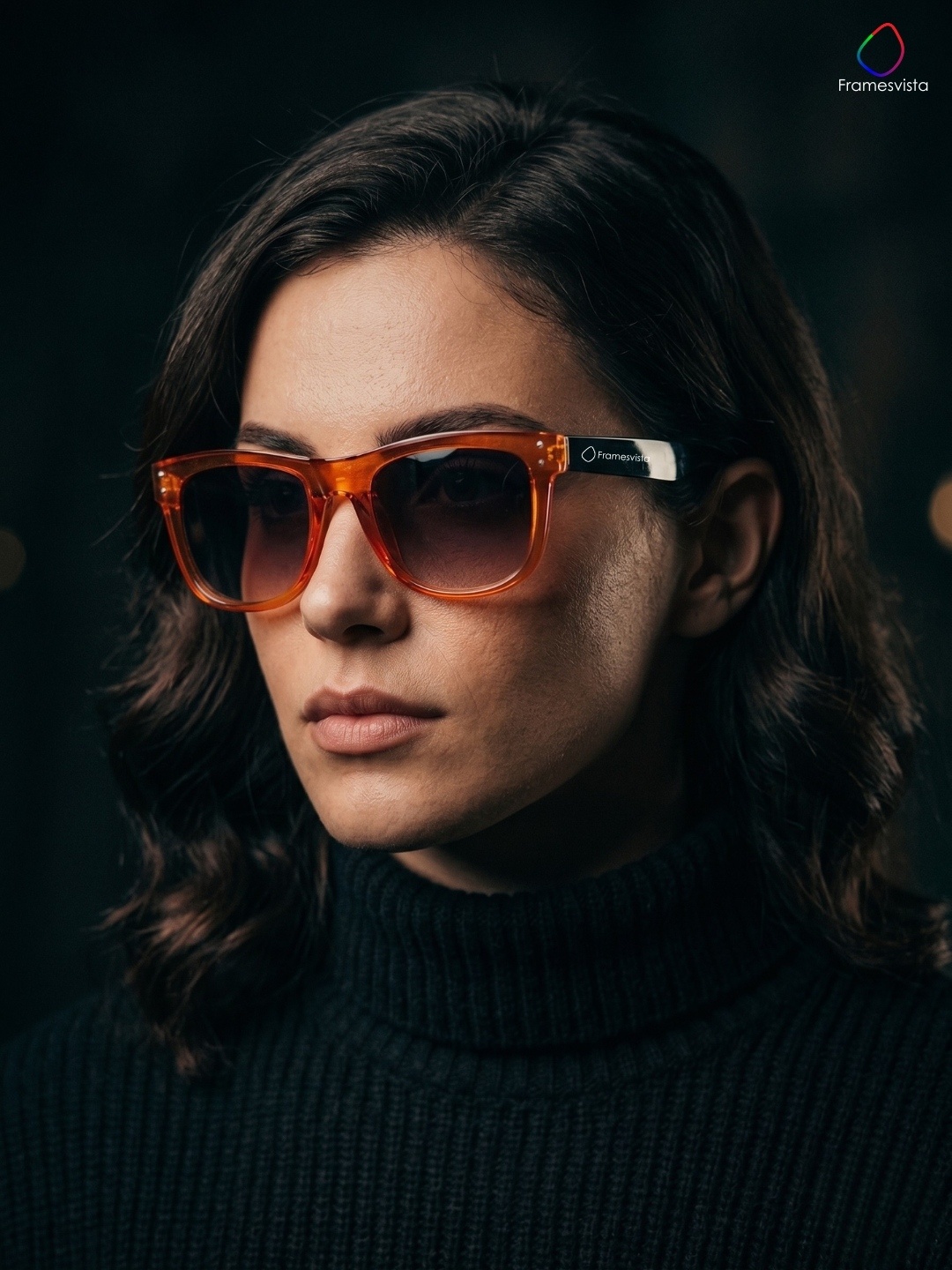 FramesvistaPremiumSquareSunglassesUVProtectedLens