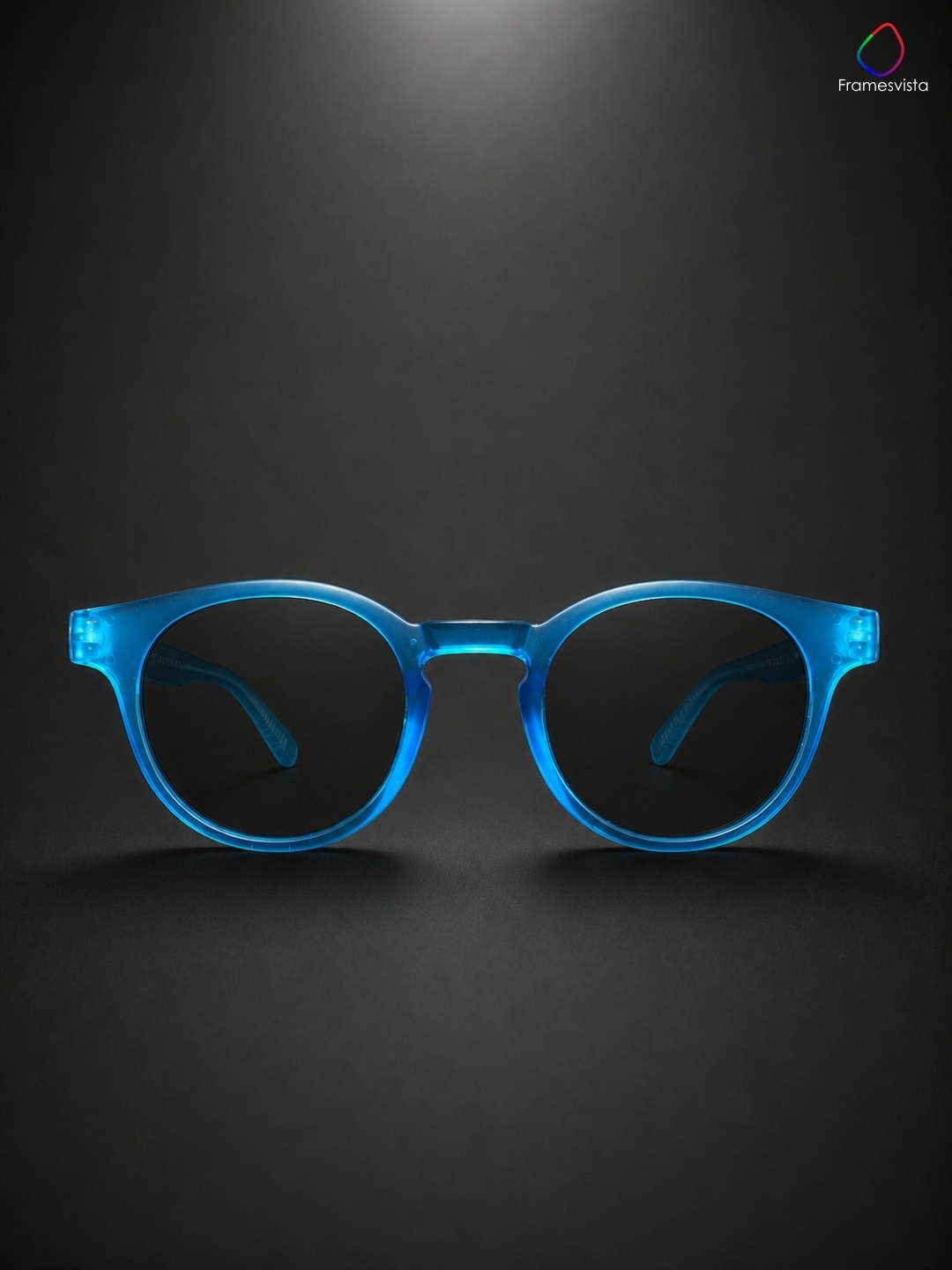 Transparent blue premium frame