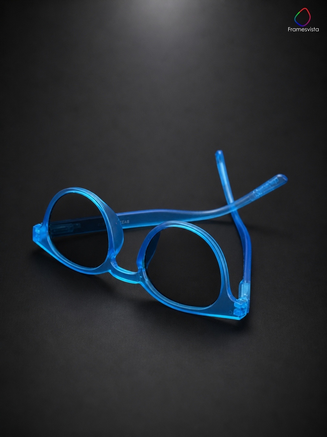 Transparent blue premium frame