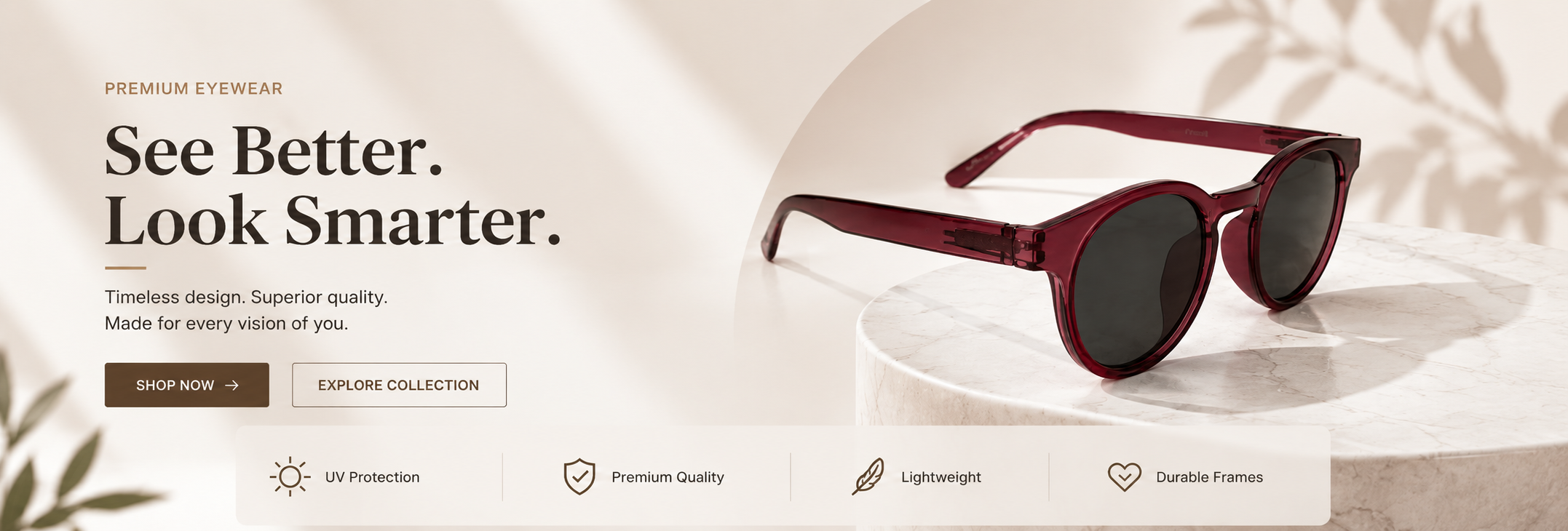 maroon framesvista sunglasses