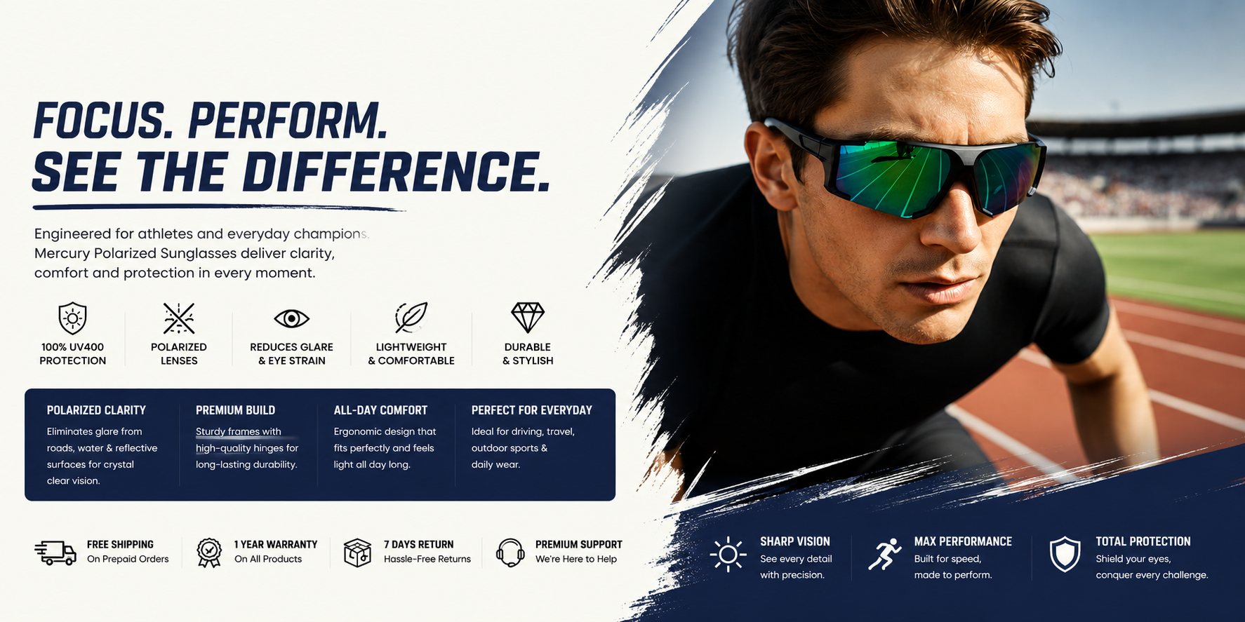sports sunglasses mercury