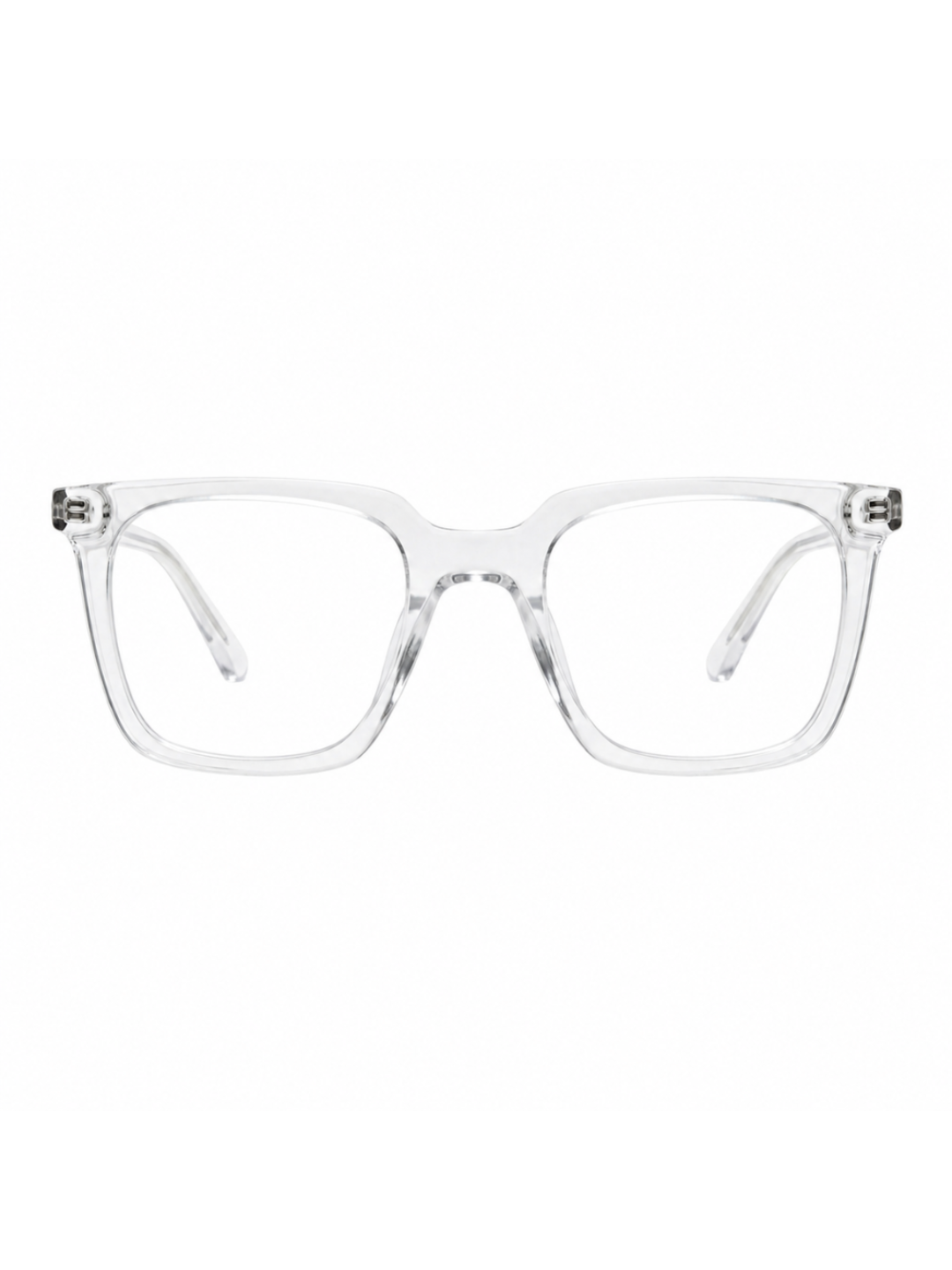 Framesvista FV-TR6804 transparent white square eyeglasses frame front view