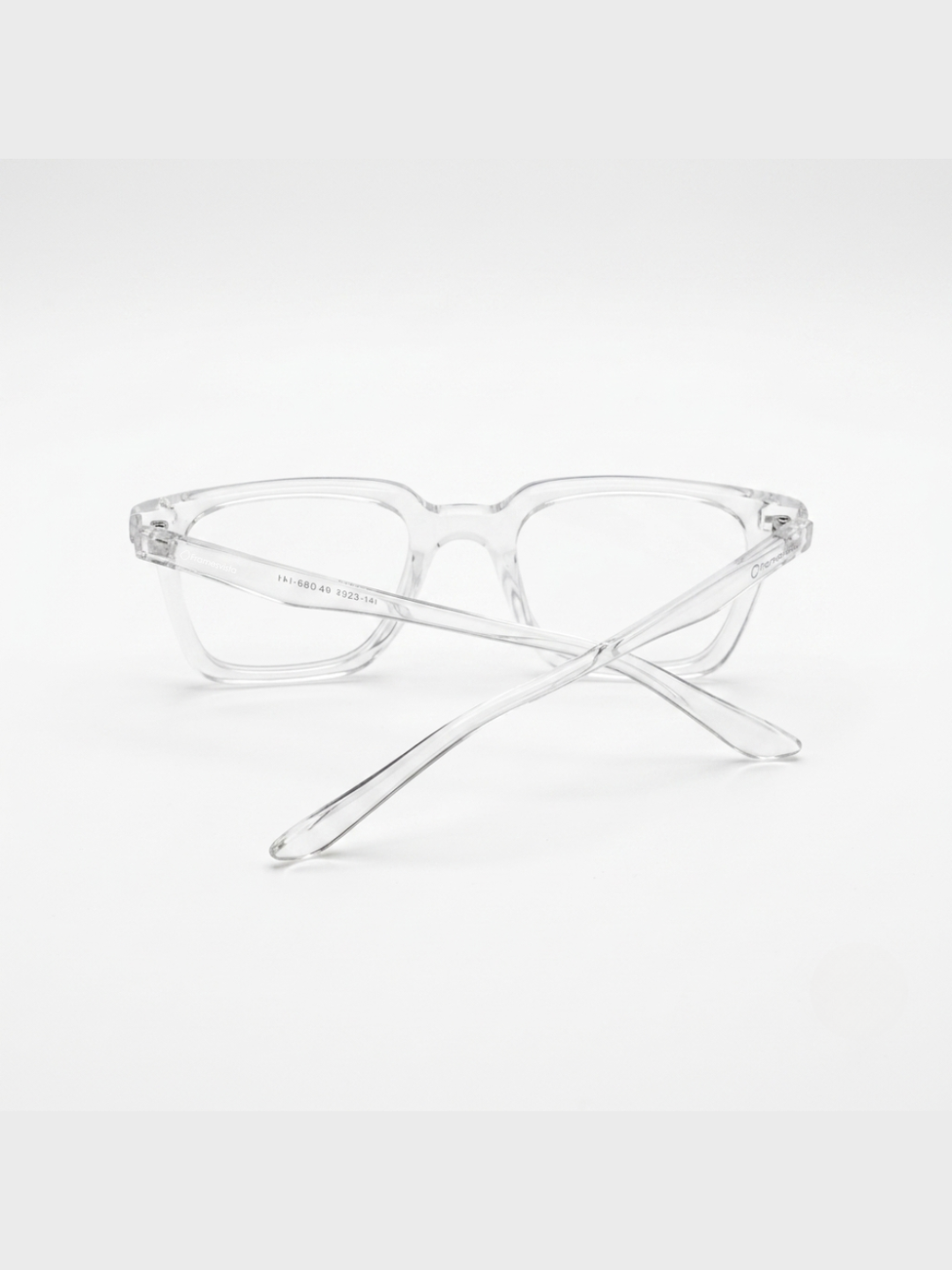 Framesvista FV-TR6804 clear square full-rim eyeglasses angled view