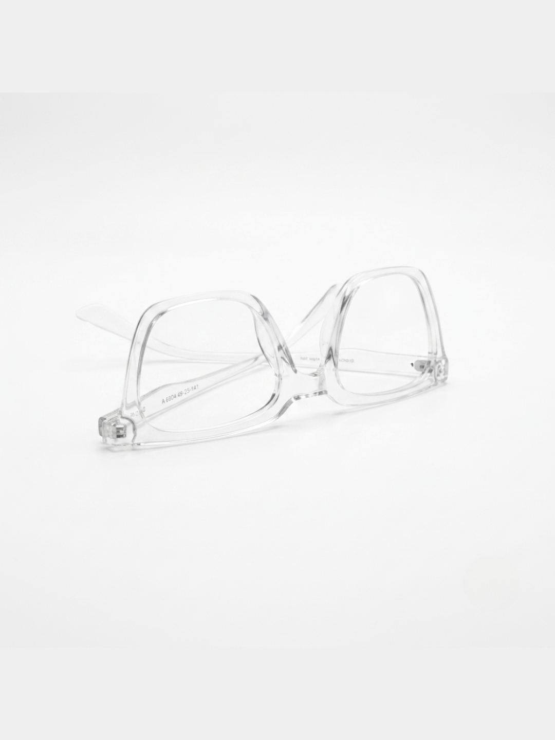 Framesvista FV-TR6804 clear square full-rim eyeglasses angled view