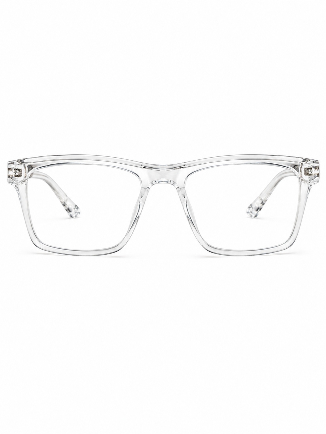 Framesvista FV-3246 transparent white rectangular eyeglasses frame front view