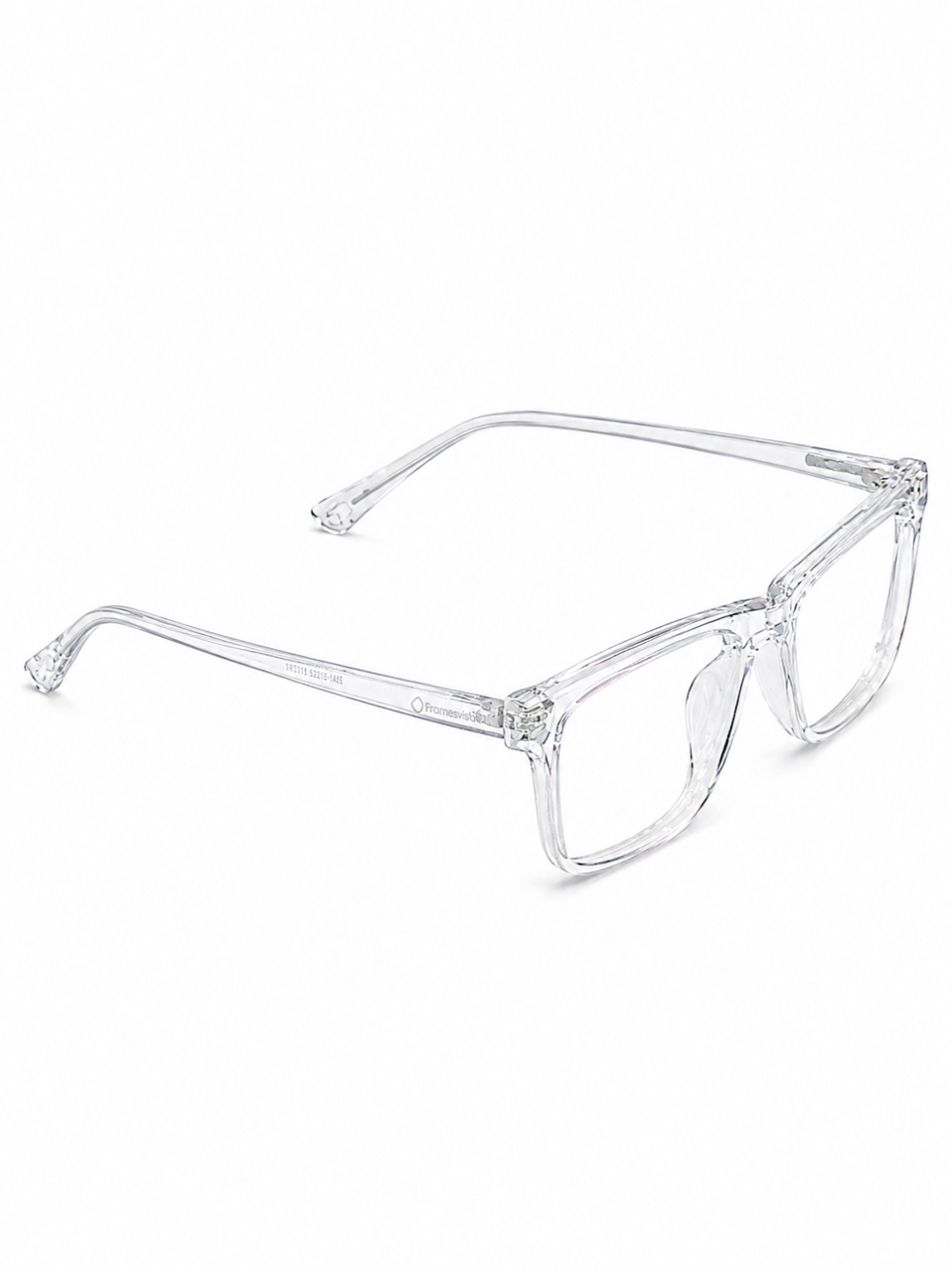 Framesvista FV-3246 clear TR full-rim eyeglasses frame angled view
